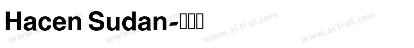 Hacen Sudan字体转换